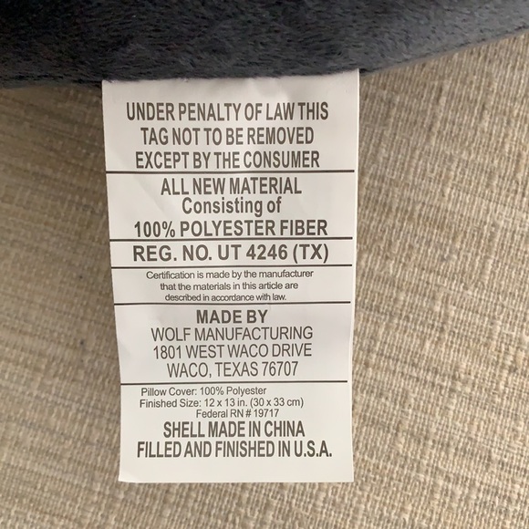 ‼️NWOT‼️Soft, Gray Neck Pillow 😴 - Picture 3 of 4